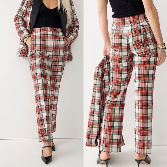 JCrew Willa BLAZER, Snowy Stewart Plaid, Size 8P - Picture 2 of 6